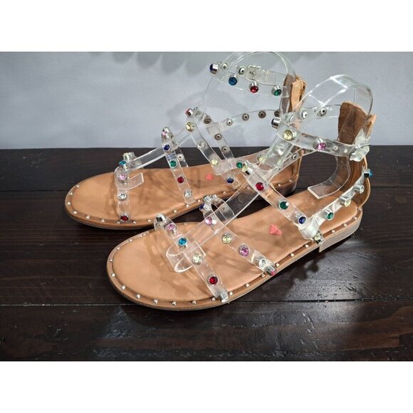 EUC Steve Madden Jelly Gladiator Travel Sandal/Sz. 8 - Picture 5 of 14